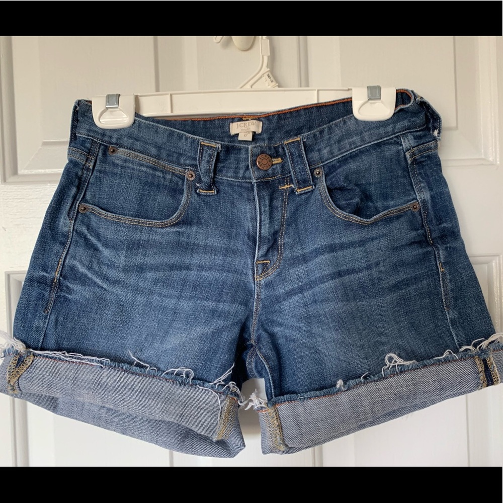 J crew jean shorts